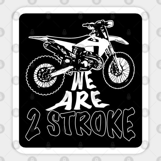 2 Stroke Motocross Sticker by gungsan